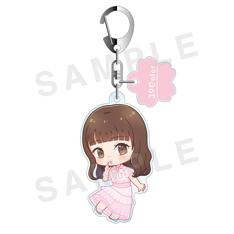 39Color Official グッズ 2024 アクリルキーホルダー ミニさくちゃん 